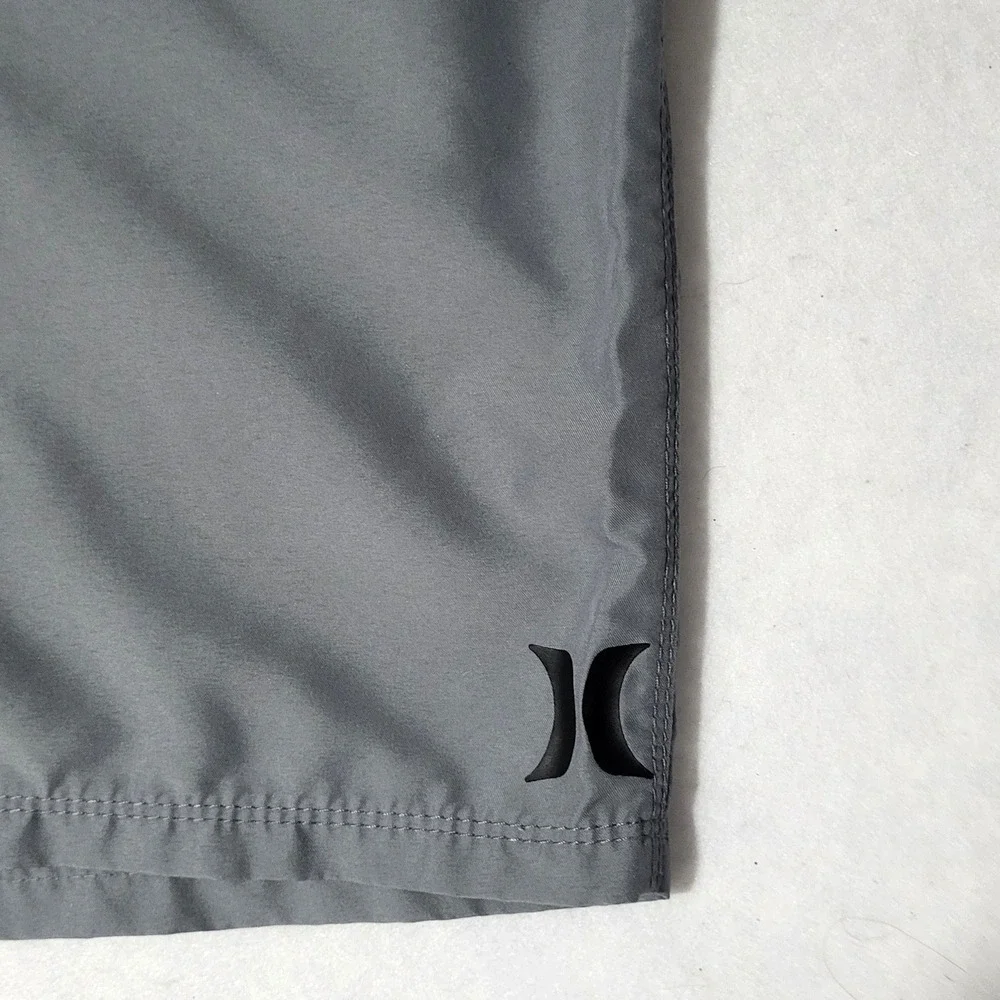 Hurley 4‎ Way Stretch Board Shorts Mens 42 Gray Drawstring Swim Trunks Shorts